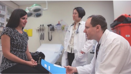 picture of a doctor with his patient